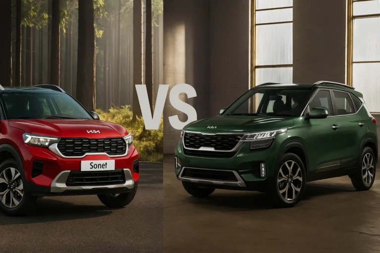 Kia dealer Bangalore - Sonet vs Seltos comparison